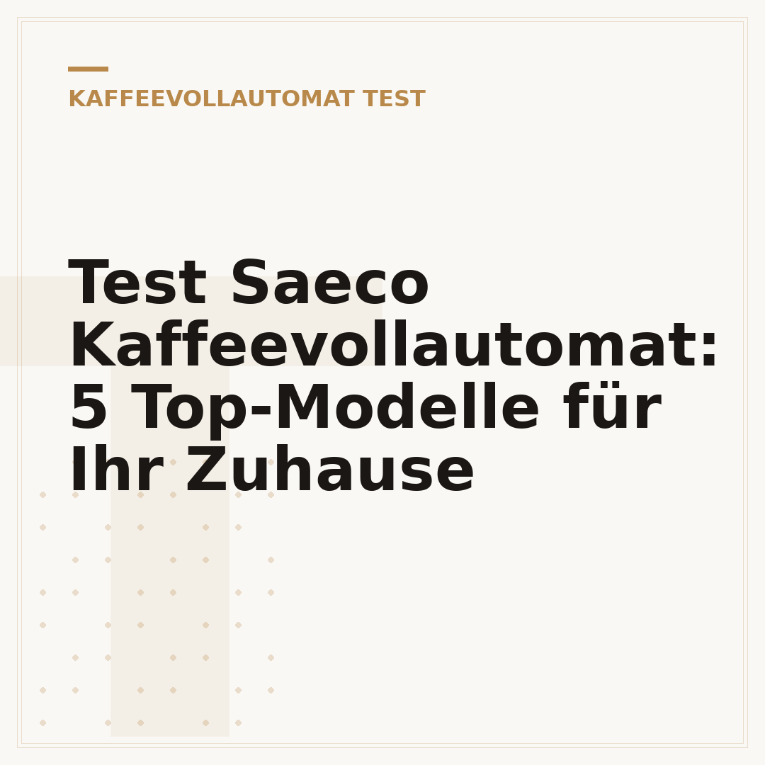 Test Saeco Kaffeevollautomat: 5 Top-Modelle für Ihr Zuhause