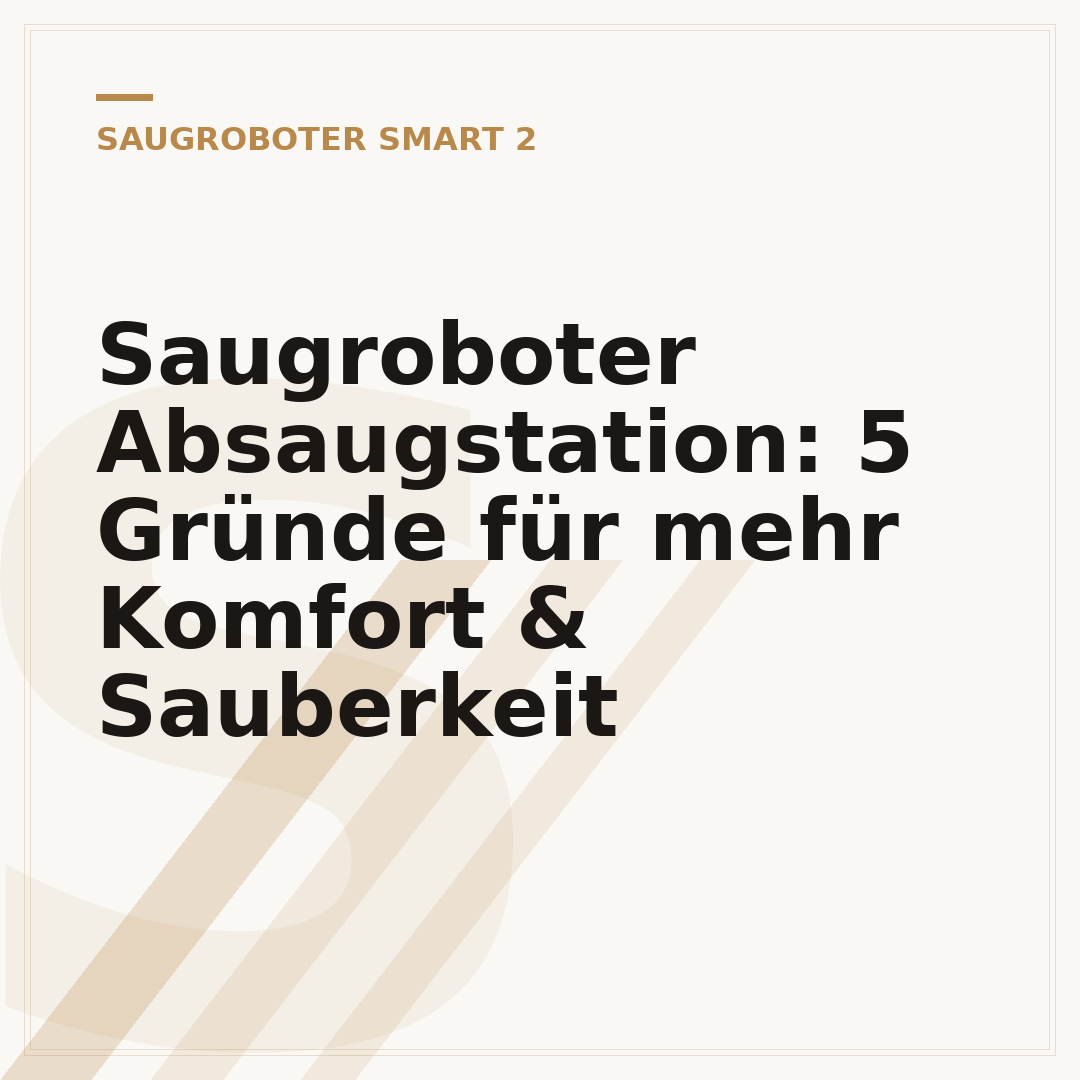 Saugroboter Absaugstation: 5 Gründe für mehr Komfort & Sauberkeit