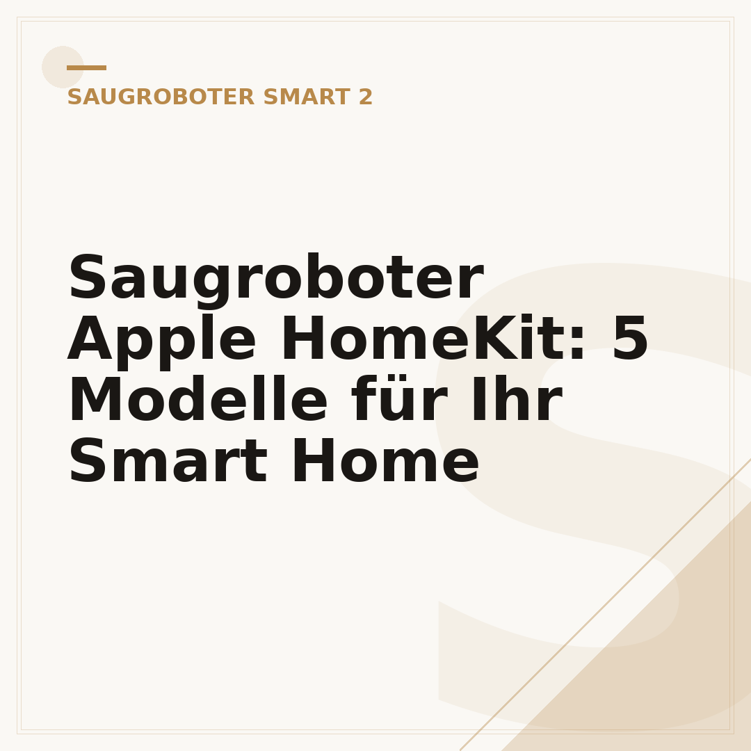 Saugroboter Apple HomeKit: 5 Modelle für Ihr Smart Home