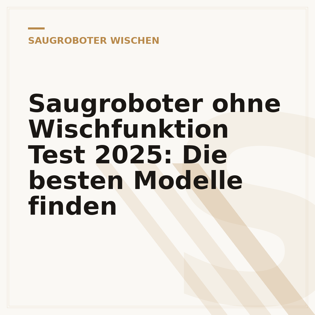 Saugroboter ohne Wischfunktion Test 2025: Die besten Modelle finden