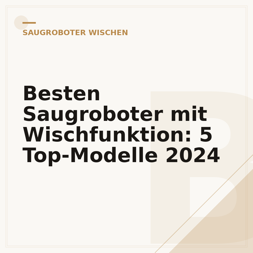 Besten Saugroboter mit Wischfunktion: 5 Top-Modelle 2024