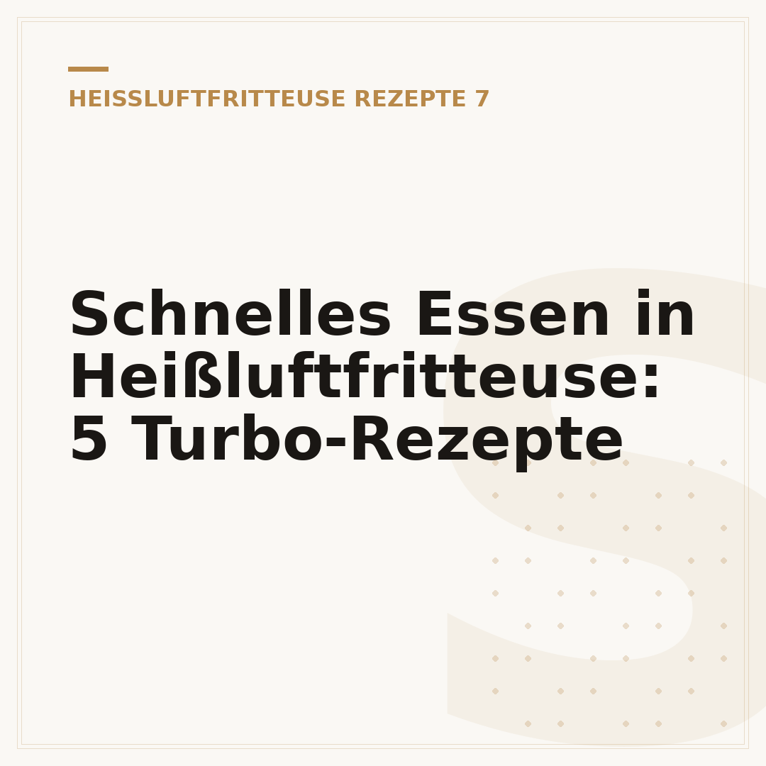 Schnelles Essen in Heißluftfritteuse: 5 Turbo-Rezepte