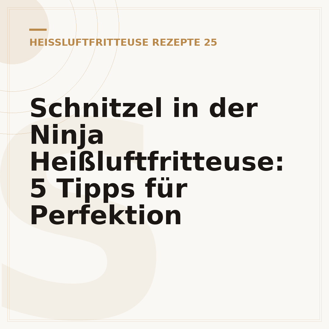 Schnitzel in der Ninja Heißluftfritteuse: 5 Tipps für Perfektion