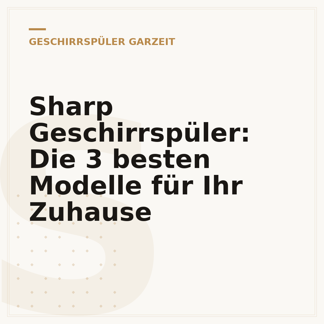 Sharp Geschirrspüler: Die 3 besten Modelle für Ihr Zuhause
