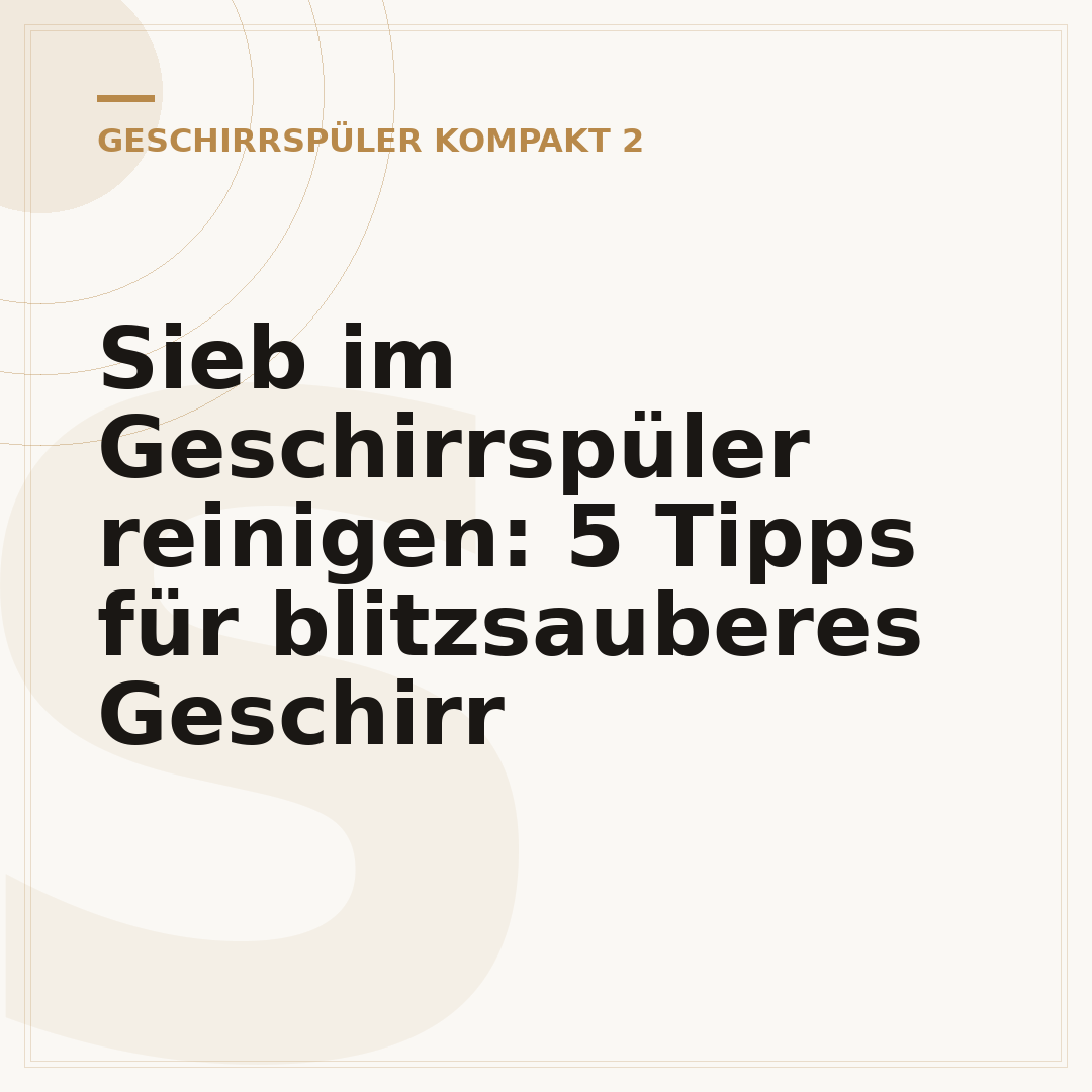 Sieb im Geschirrspüler reinigen: 5 Tipps für blitzsauberes Geschirr