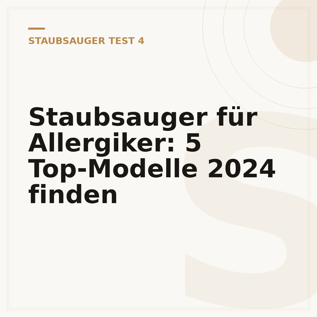 Staubsauger für Allergiker: 5 Top-Modelle 2024 finden