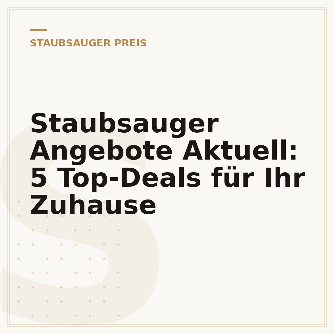 Staubsauger Angebote Aktuell: 5 Top-Deals für Ihr Zuhause