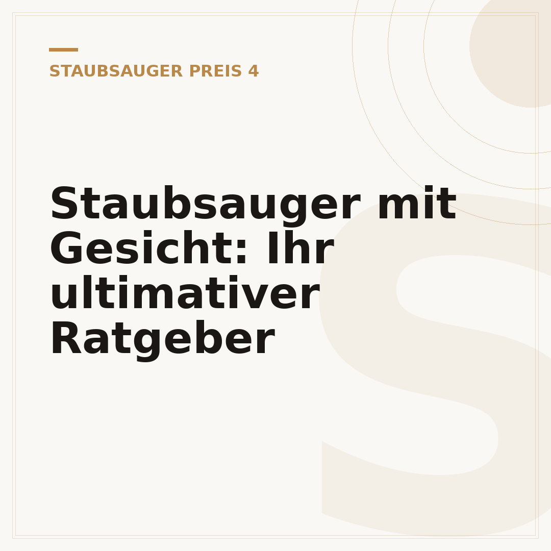 Staubsauger mit Gesicht: Ihr ultimativer Ratgeber