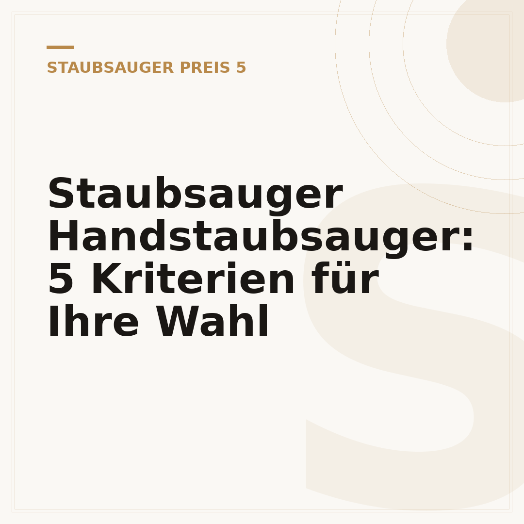 Staubsauger Handstaubsauger: 5 Kriterien für Ihre Wahl