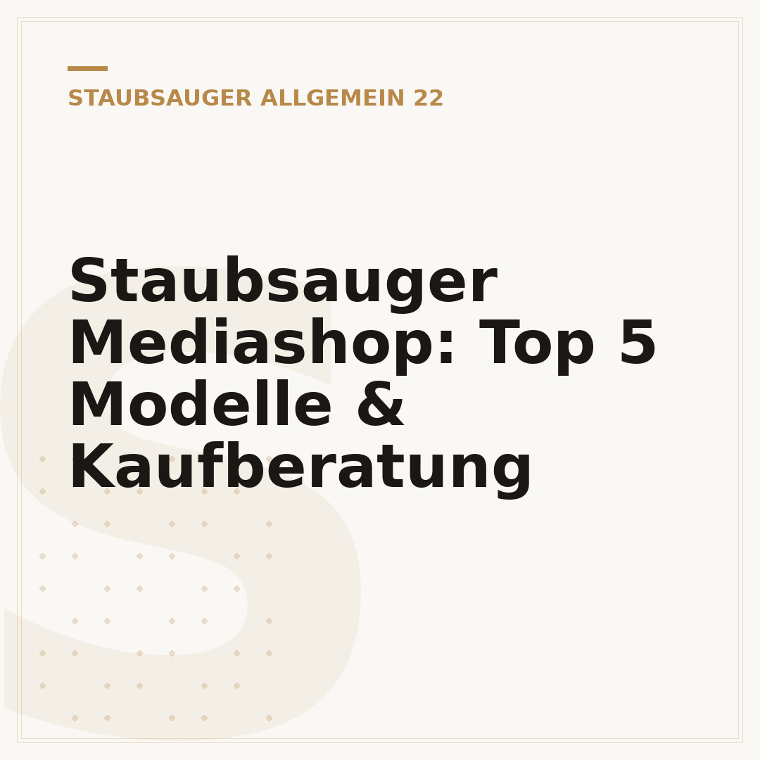 Staubsauger Mediashop: Top 5 Modelle & Kaufberatung