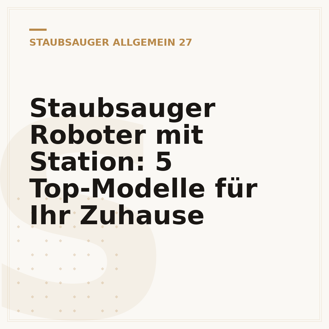 Staubsauger Roboter mit Station: 5 Top-Modelle für Ihr Zuhause