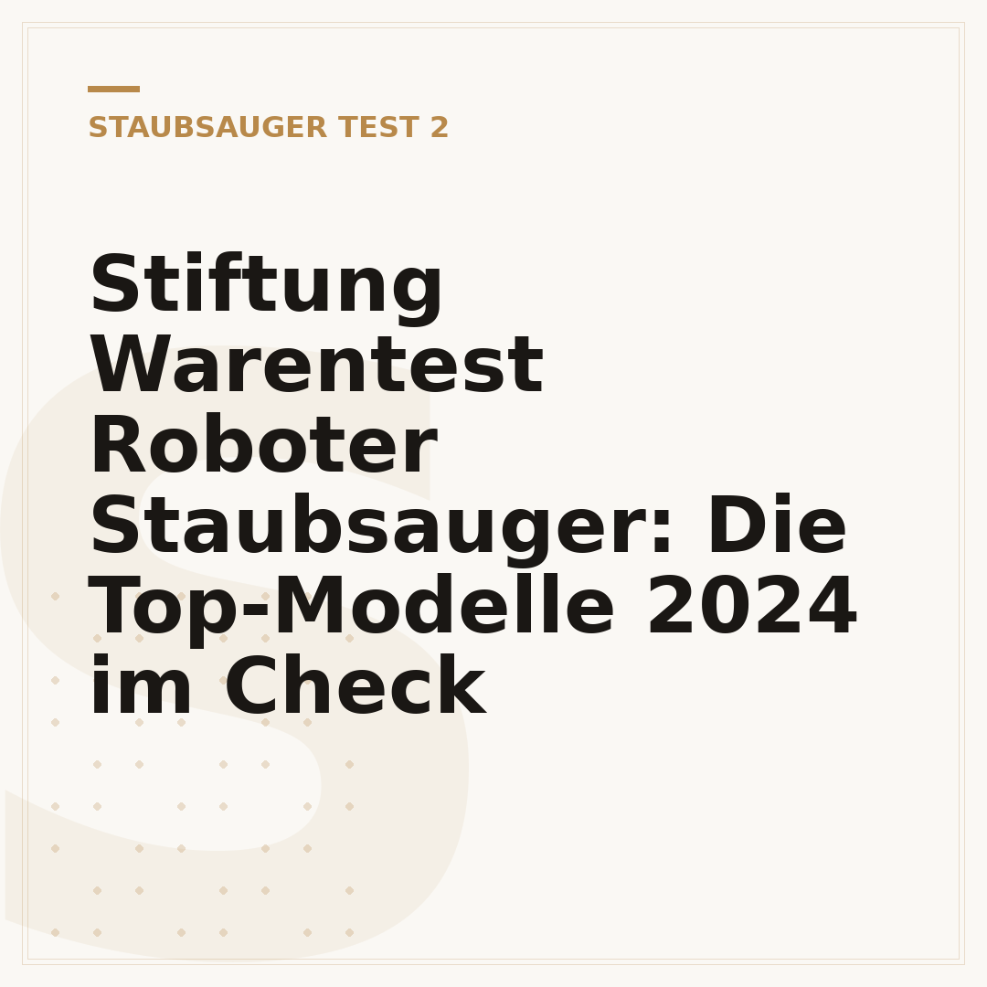 Stiftung Warentest Roboter Staubsauger: Die Top-Modelle 2024 im Check