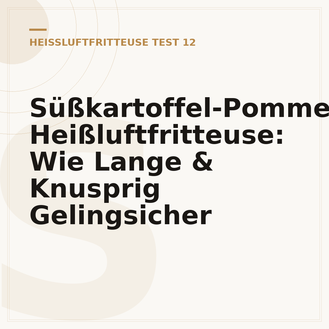 Süßkartoffel-Pommes Heißluftfritteuse: Wie Lange & Knusprig Gelingsicher