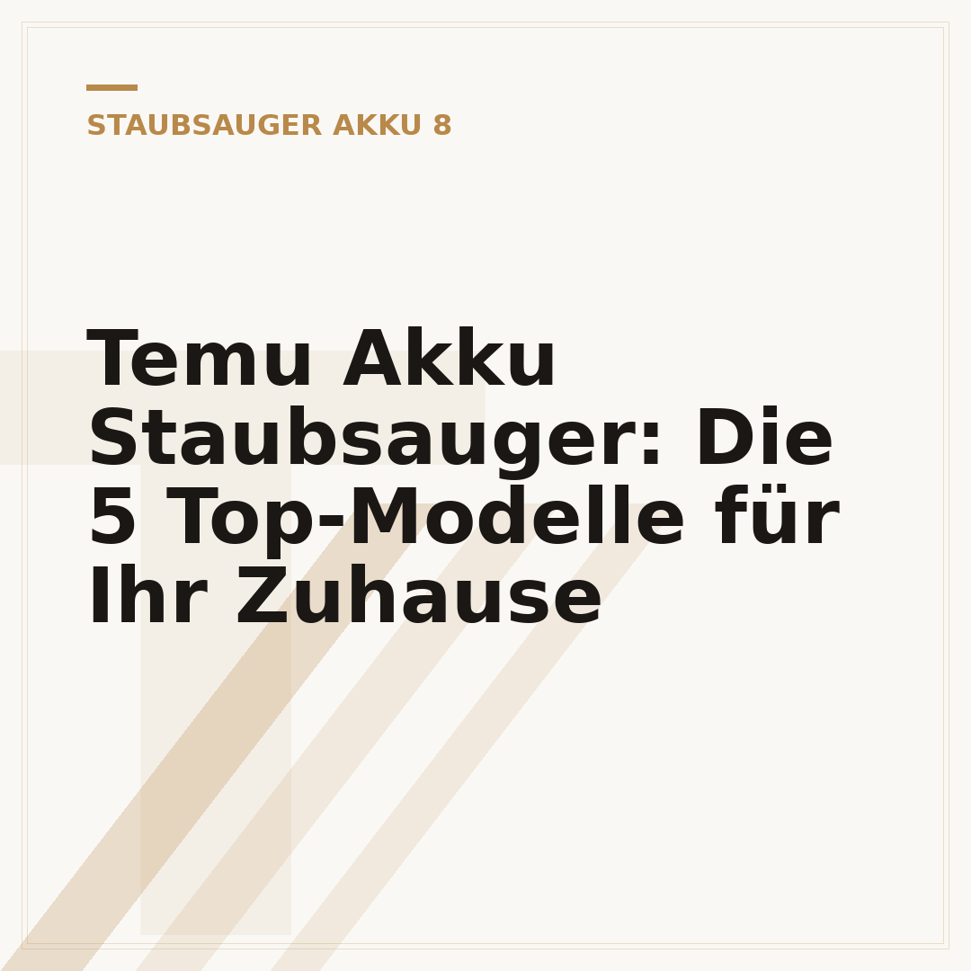 Temu Akku Staubsauger: Die 5 Top-Modelle für Ihr Zuhause