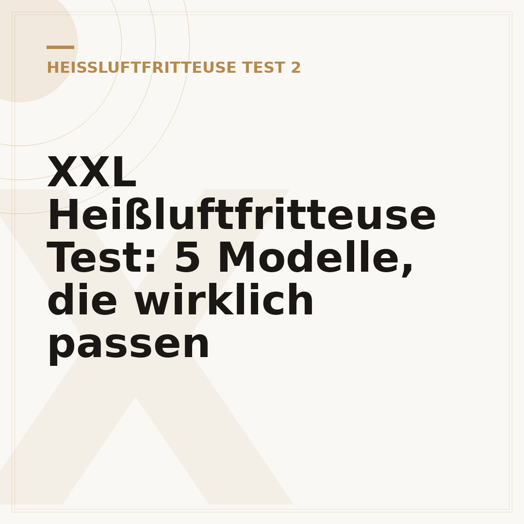 XXL Heißluftfritteuse Test: 5 Modelle, die wirklich passen