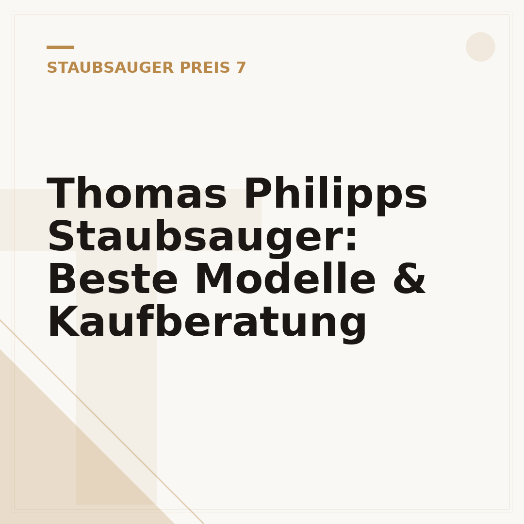 Thomas Philipps Staubsauger: Beste Modelle & Kaufberatung