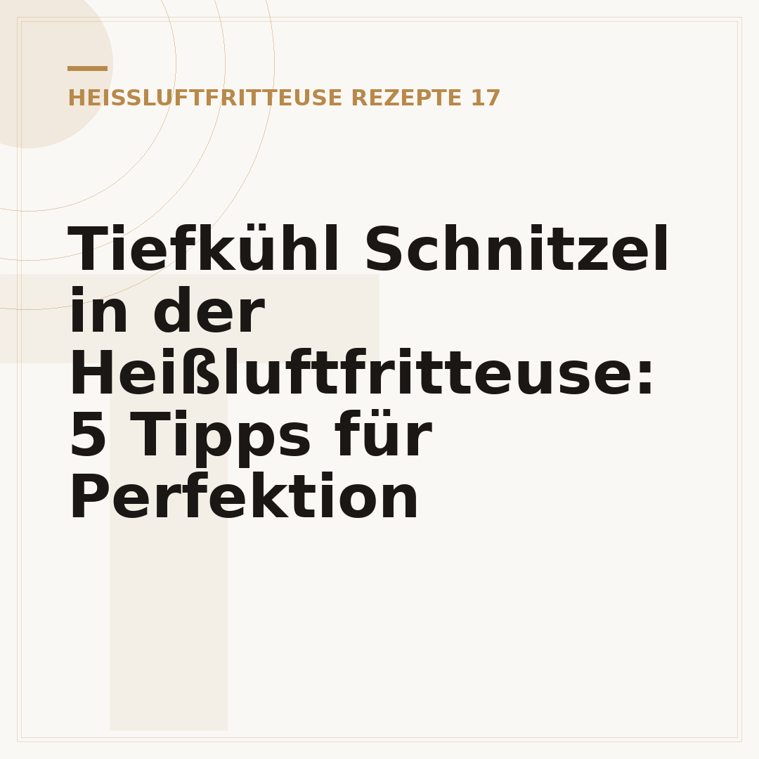 Tiefkühl Schnitzel in der Heißluftfritteuse: 5 Tipps für Perfektion