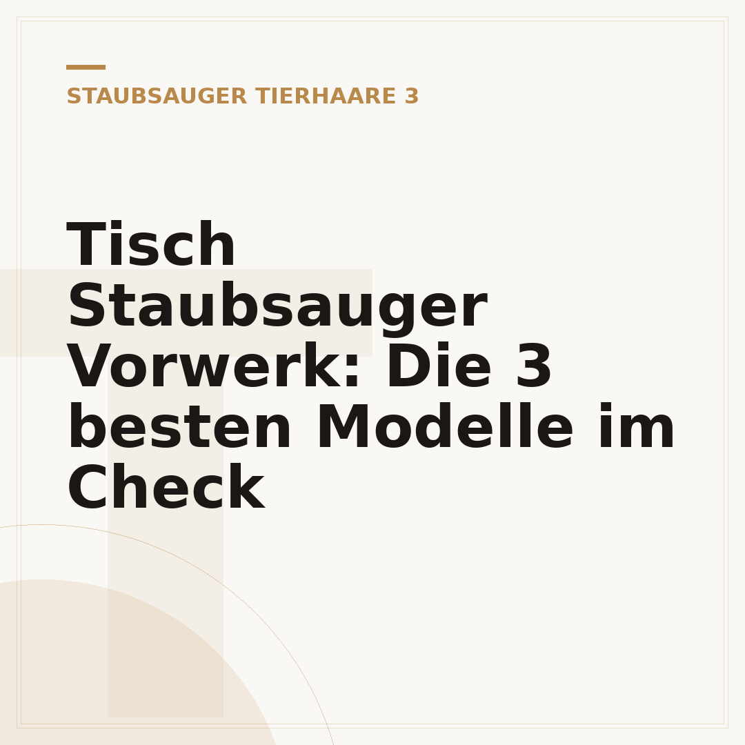 Tisch Staubsauger Vorwerk: Die 3 besten Modelle im Check
