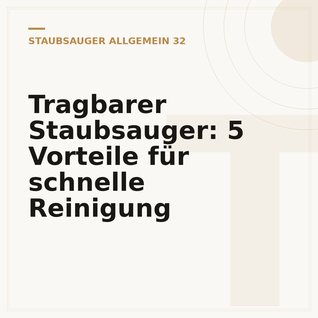 Tragbarer Staubsauger: 5 Vorteile für schnelle Reinigung