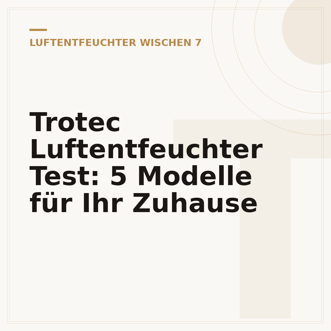 Trotec Luftentfeuchter Test: 5 Modelle für Ihr Zuhause