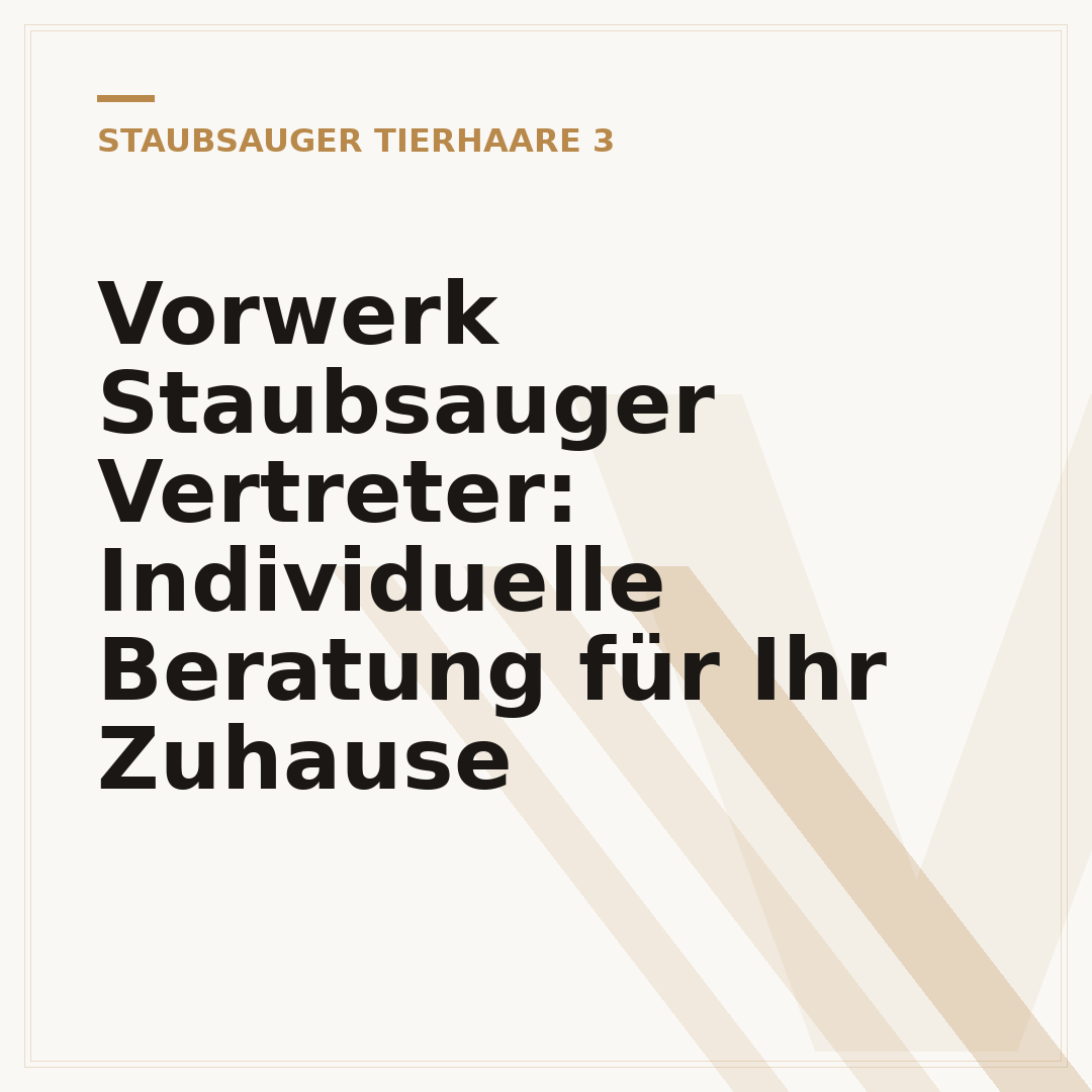 Vorwerk Staubsauger Vertreter: Individuelle Beratung für Ihr Zuhause
