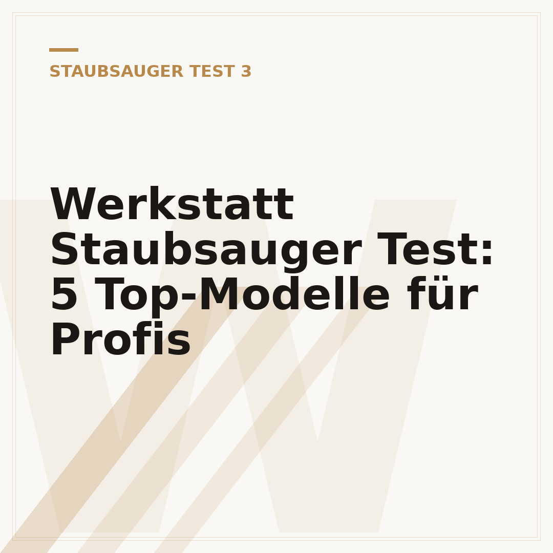 Werkstatt Staubsauger Test: 5 Top-Modelle für Profis