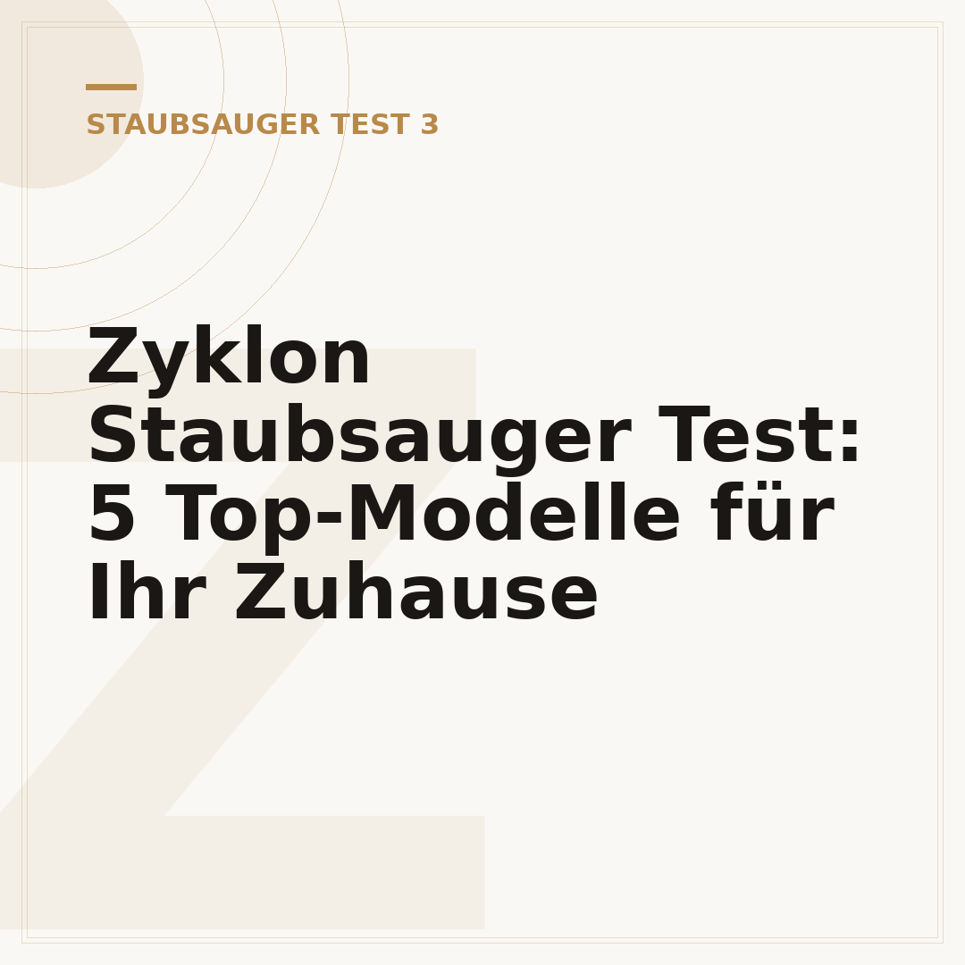 Zyklon Staubsauger Test: 5 Top-Modelle für Ihr Zuhause